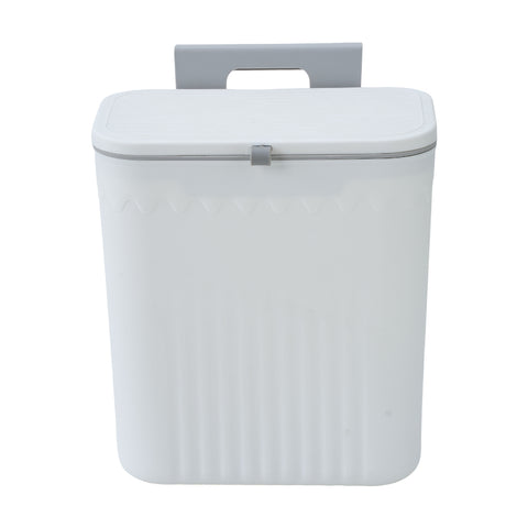 Hanging Rubbish Bin With Lid for Kitchen Bathroom, KT0131