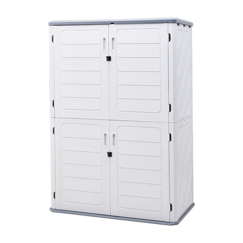 4 x 2ft Outdoor Resin Large Storage Shed, PM1641PM1642