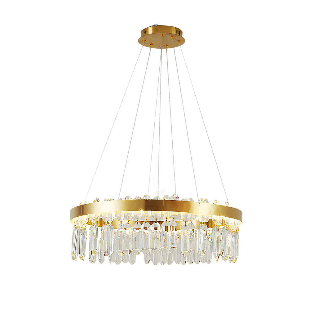 Luxurious Crystal Pendant Light Chandelier with Remote Control, LI0401 ...