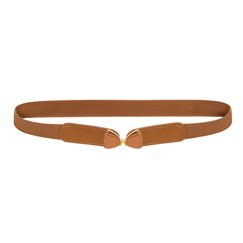 Stretchy Fashion Waist Belt with Bow Buckle, CA290225 (Ver.2)