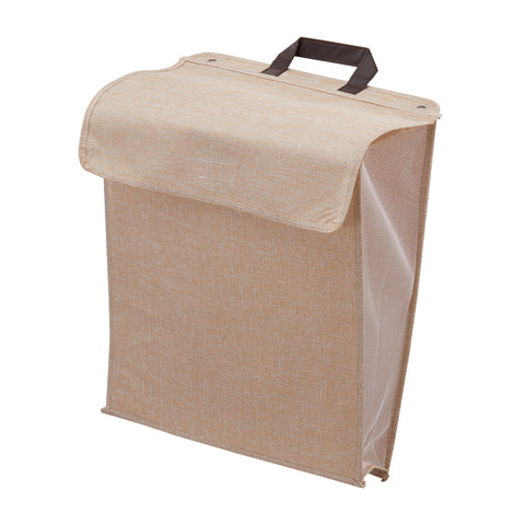 Foldable Medium Beige Laundry Hamper, WZ0253 (Ver.2)