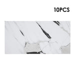 10Pcs Self-Adhesive Marble Pattern Wall Tile Stickers, HF070261 (Ver.2)