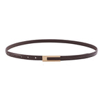 Adjustable Skinny PU Leather Belt, DQ0023