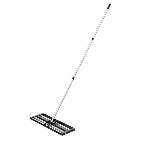 Garden Lawn Levelling Rake with Aluminium Alloy Rollers, GT200072
