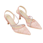 Elegant Slingback Stiletto Heels, CS300130