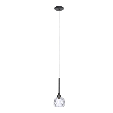 Livingandhome 1 Light Crystal Mini Pendant Fixture, LG1170
