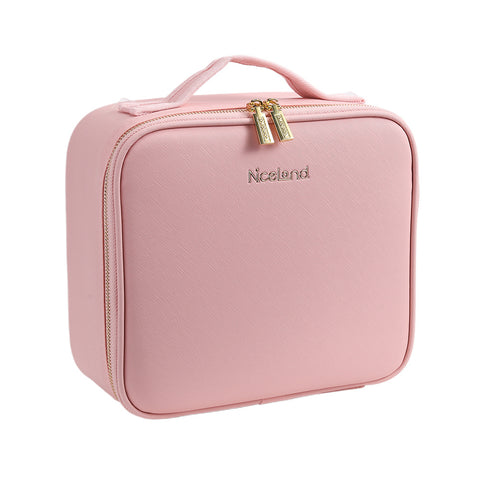 Sheonly Large Travel Makeup Bag with LED Mirror, SW0719