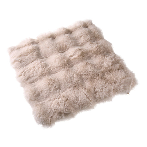 Faux Fur Plush Square Seat Cushion, SC2195