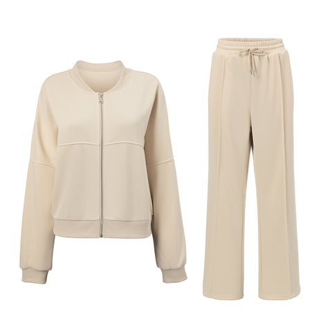 Front Zip Casual Tracksuit Set, CC060326 (Ver.2)