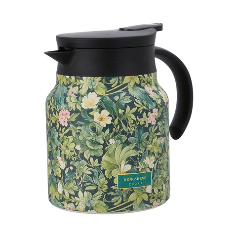 Vintage Floral-Design Teapot with Built-in Infuser, HD320006