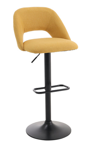 Livingandhome 2 Set Linen Counter Swivel Height Breakfast Bar Stools, ZH1527