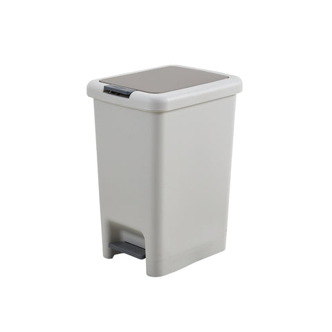 8L Foot Pedal & Press-to-Open Plastic Trash Bin, WZ0270 (Ver.2)