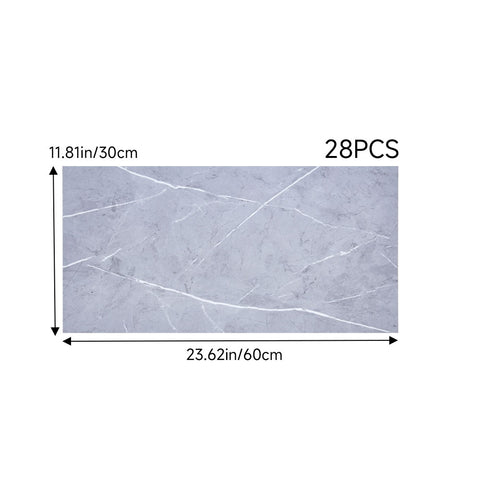 28Pcs 60x30cm Realistic Stone Texture Self Adhesive PVC Flooring, LG1561 (Ver.2)
