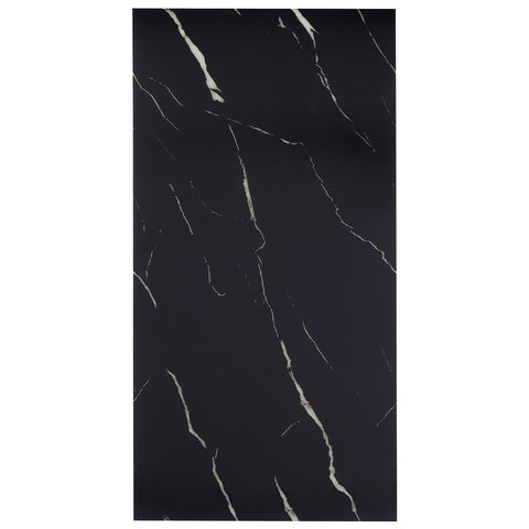 10 Stk selbstklebende Wandpaneele mit Marmormuster in Schwarz-Marquina, HF070503 (DE)