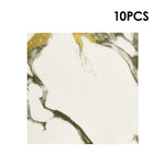 10Pcs Self-Adhesive Marble Pattern Wall Tile Stickers, HF070267 (Ver.2)