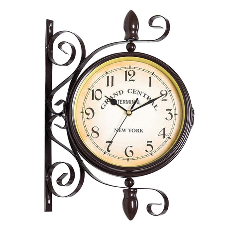 Classic European Retro Double-Sided Wall Clock, SC0952 (Ver.2)