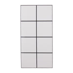 Livingandhome 10pcs Peel and Stick PVC Lattice Wall Tile Sticker,SW0934
