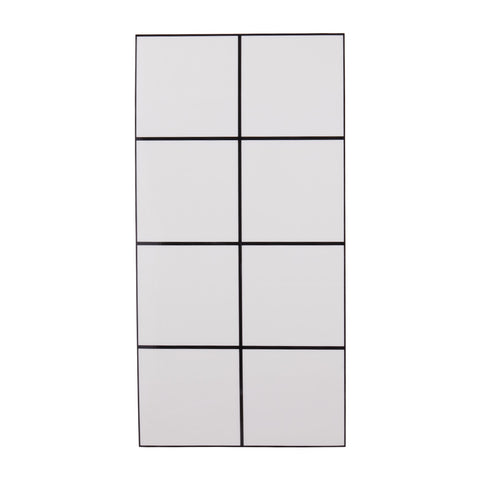 Livingandhome 10pcs Peel and Stick PVC Lattice Wall Tile Sticker,SW0934