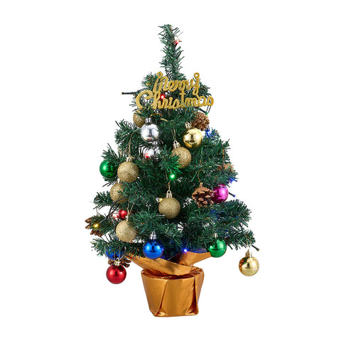 Tabletop Artificial Christmas Tree Decoration with String Light, IF070073