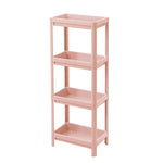4-Tier Multifunction Plastic Storage Rack for Kitchen or Bathroom, WM0087 (Ver.2)
