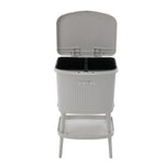 21L 2-Tier Dry Wet Separation Trash Bin with Inner Buckets, WM0672