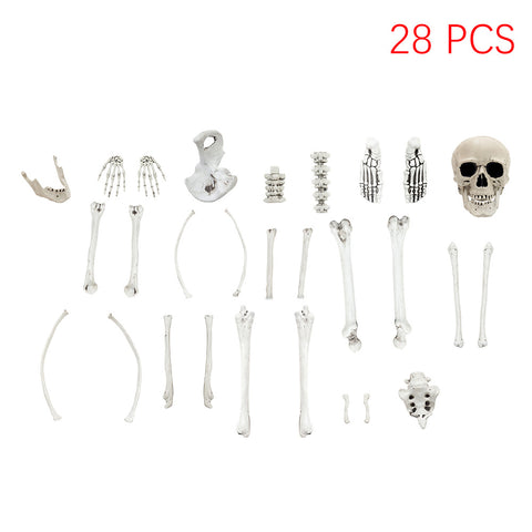 Livingandhome Halloween Realistic Skull and Bone Skeleton Decoration Kit, SC1476
