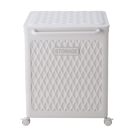 Foldable Laundry Basket with Wheels, HM320125
