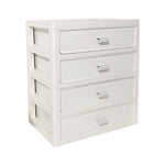 4-Tier Plastic Stackable Desktop Drawers Storage Box, SC1345