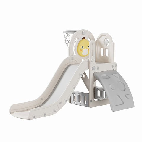 Toddler Slide Playset with Basketball Hoop, FI1177