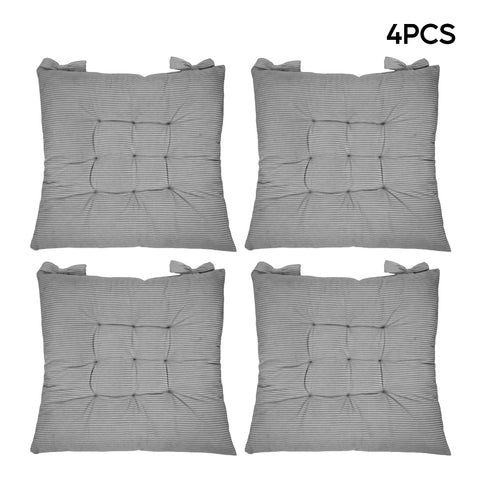 Set of 4 Comfortable Square Chair Cushions, HT390394