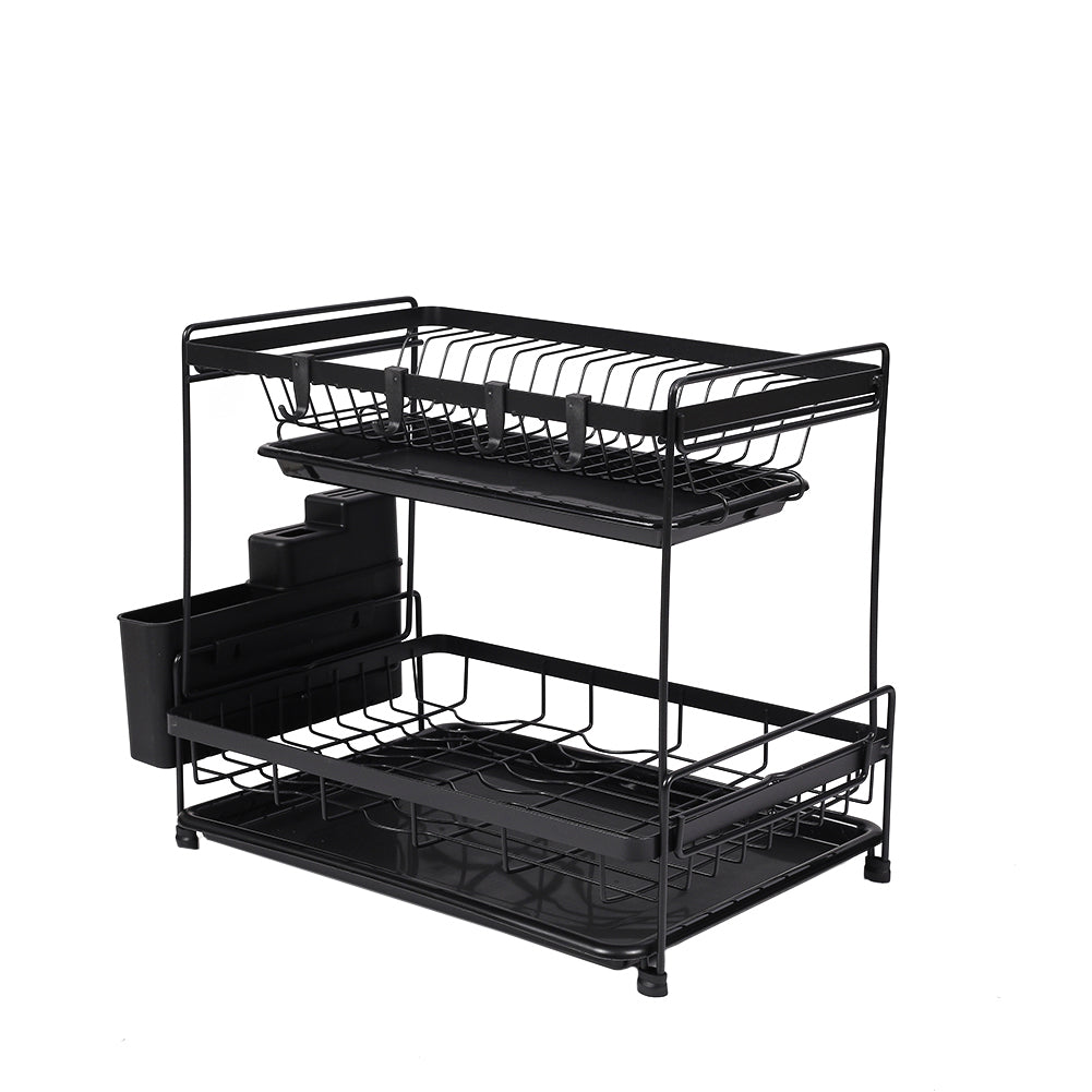 Ever Hot Drying Rack 2 Tier Countertop Dish Drying Rack with Drip Trays, HM320268 – EVER STRONG