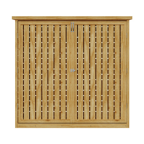 Outdoor Trash Bin Storage Shed, GS110001 (Ver.2)