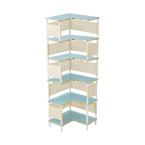 6-Tier L-shaped Corner Bookshelf, FL250040 (Ver.2)