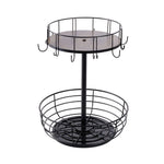 2-Tier Multifunction Rotation Countertop Organizer Storage Rack, KT0148 (Ver.2)