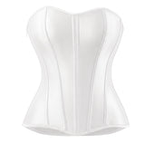 Strapless Corset Top with Lace-Up Back & Side Zip, CC062381