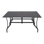 Garden Metal Slatted Coffee Table, LG1382