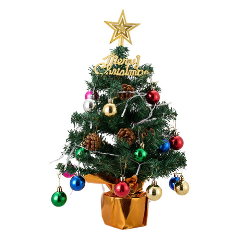 Tabletop Christmas Tree Decoration with LED String Light, IF070058