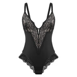 Lace Tummy Control Body Shaper Bodysuit with Adjustable Straps, CC060616 (Ver.2)