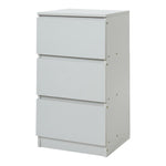 Wooden Nightstand Bedside Table with 3 Drawers, SC2171