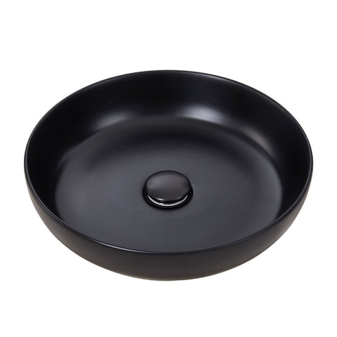 Round Ceramic Countertop Washbasin Vessel Sink, MB150027 (VER.2)