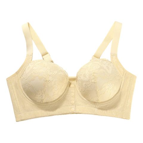 Front Button Underwired Push Up Bra, CC061131