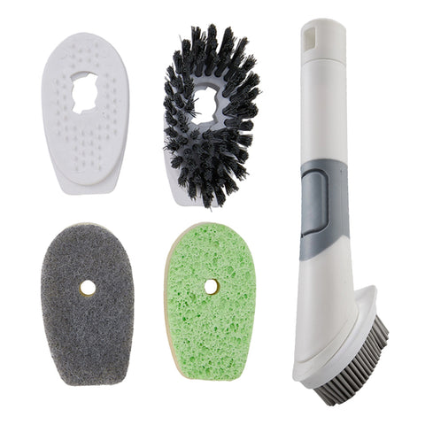 4 in 1 Dish Brush with Detergent Dispenser, HH320007 (Ver.2)