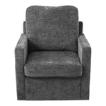 Grey Chenille Swivel Chair Sofa, ZH1707