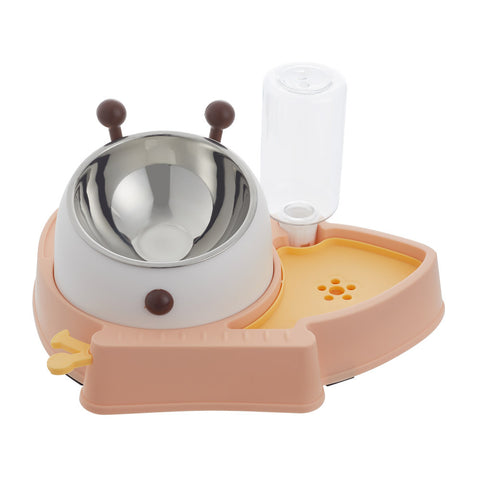 Pet Feeder and Water Dispenser Set with Slow Feeder, CT1021
