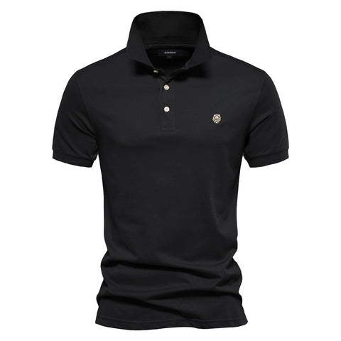 Turn-Down Short-Sleeve Polo Shirt, CC290445