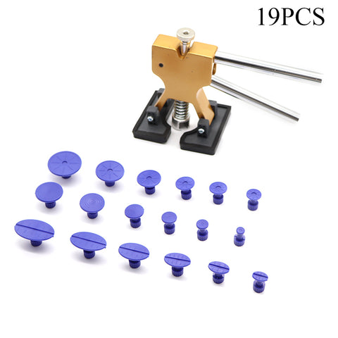 Car PDR Kit with Gold Dent Lifter & 18-Piece Puller Tabs, UR130044