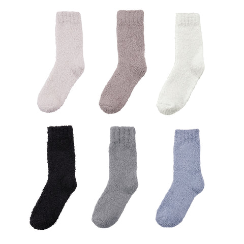 Winter Cosy Warm Fuzzy Socks Set of 6 Pairs, WO0590 (Ver.2)