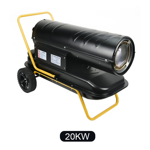 20KW Portable Wheeled Kerosene Heater for Large Spaces, FI0328