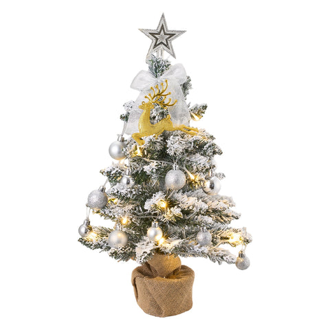 Artificial Christmas Tree Tabletop Decoration with LED String Light, IF070093