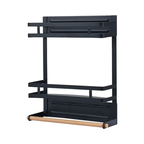 No Punching Magnetic Metal Fridge Storage Rack Kitchen Organiser, HM320193